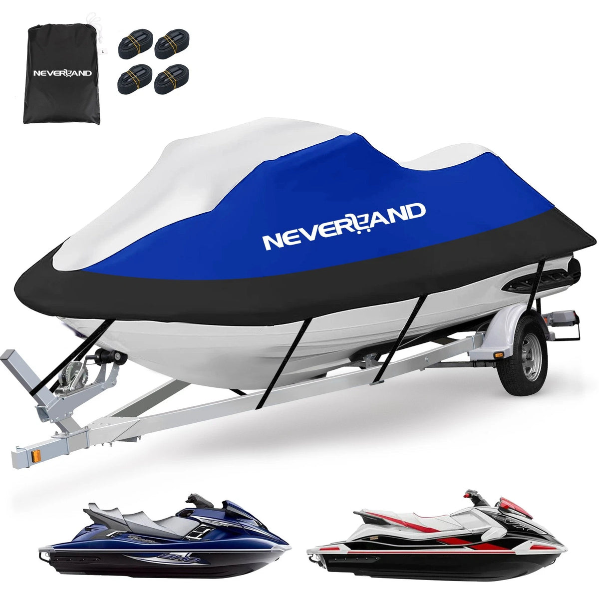 Jet Ski Cover for Yamaha WaveRunner GP1800 R HO (Waterproof, UV Protector)