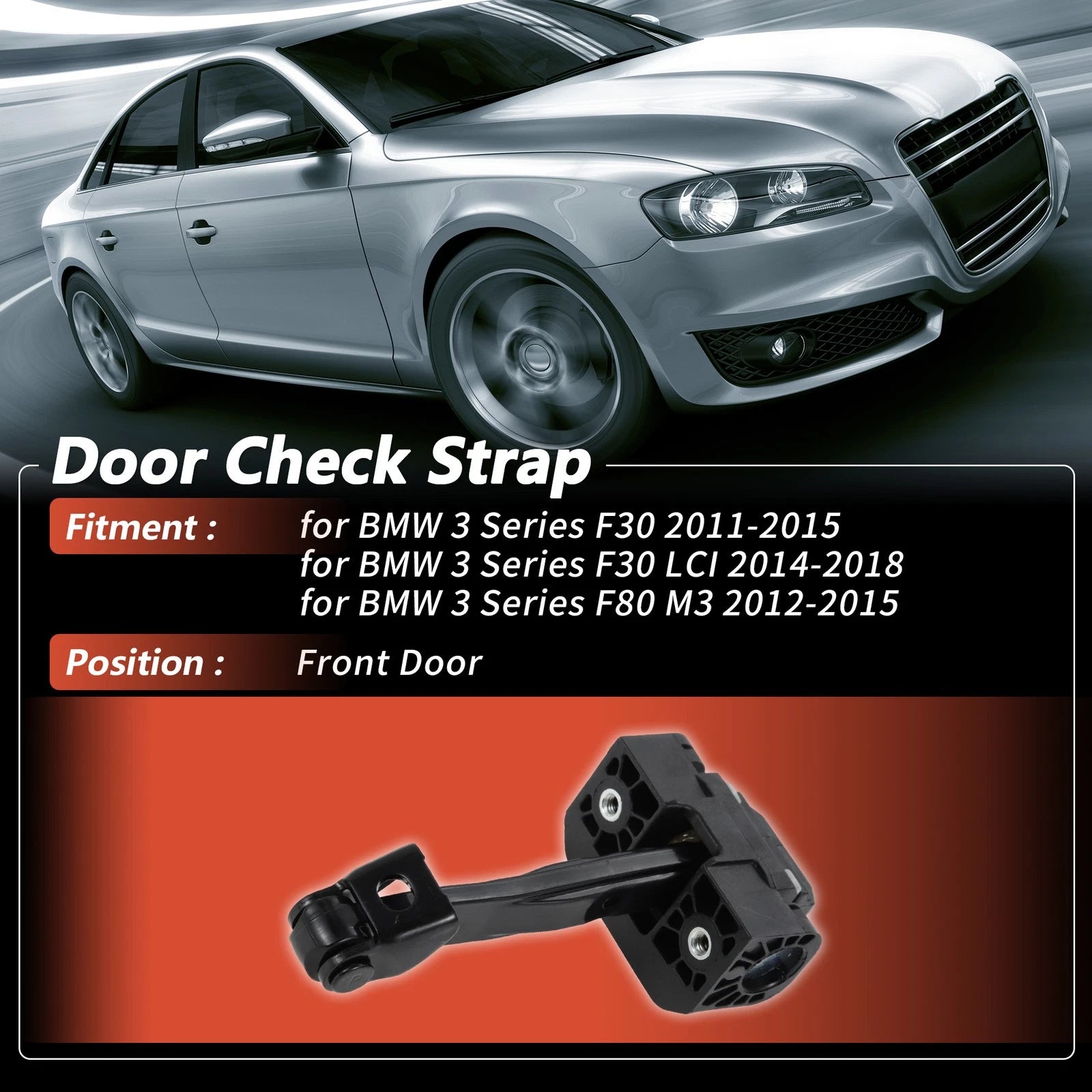 Front Door Check Strap Replacement for BMW 3 Series F30 (2011–2015)