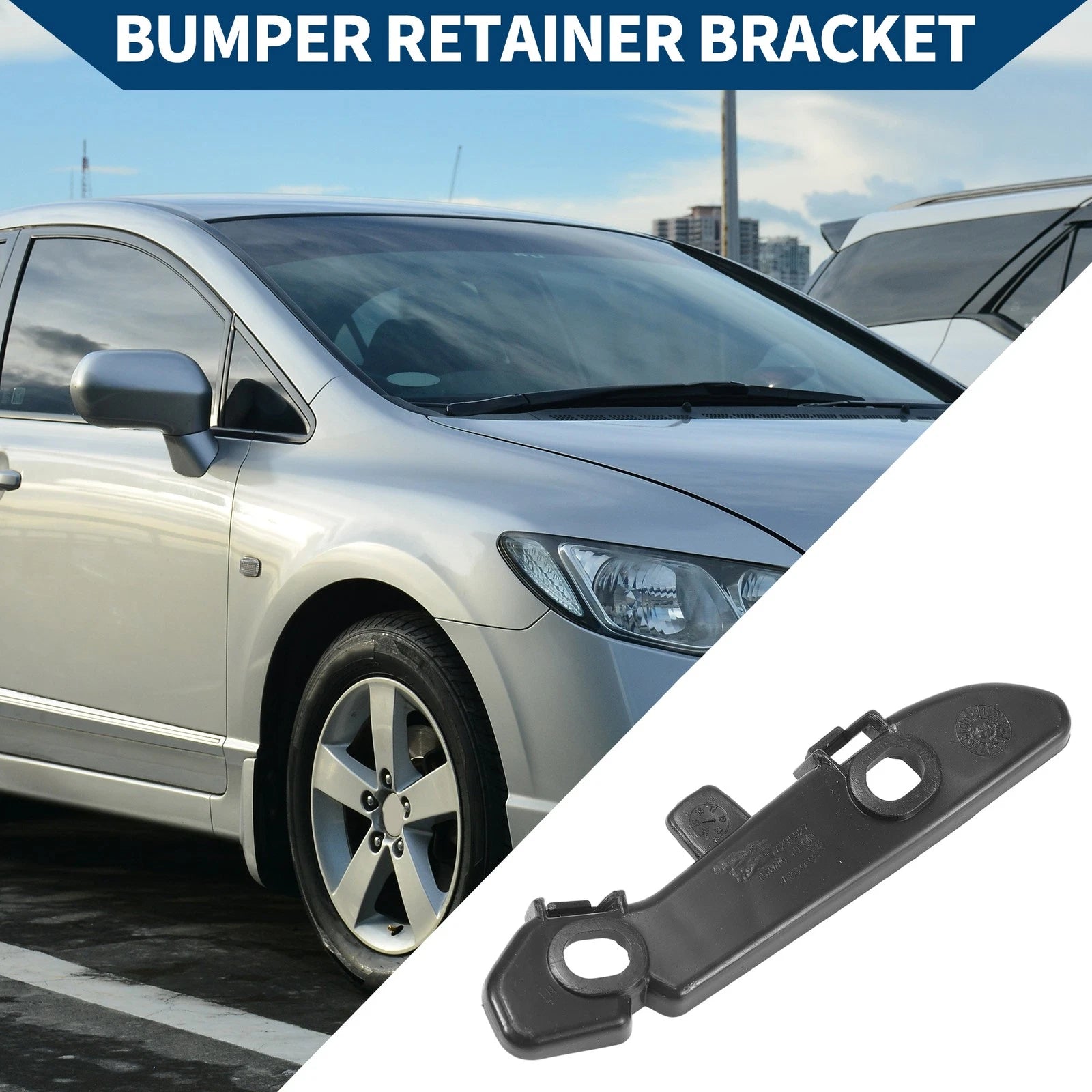 Front Left Bumper Retainer Bracket Replacement for BMW 328i (2012–2016)