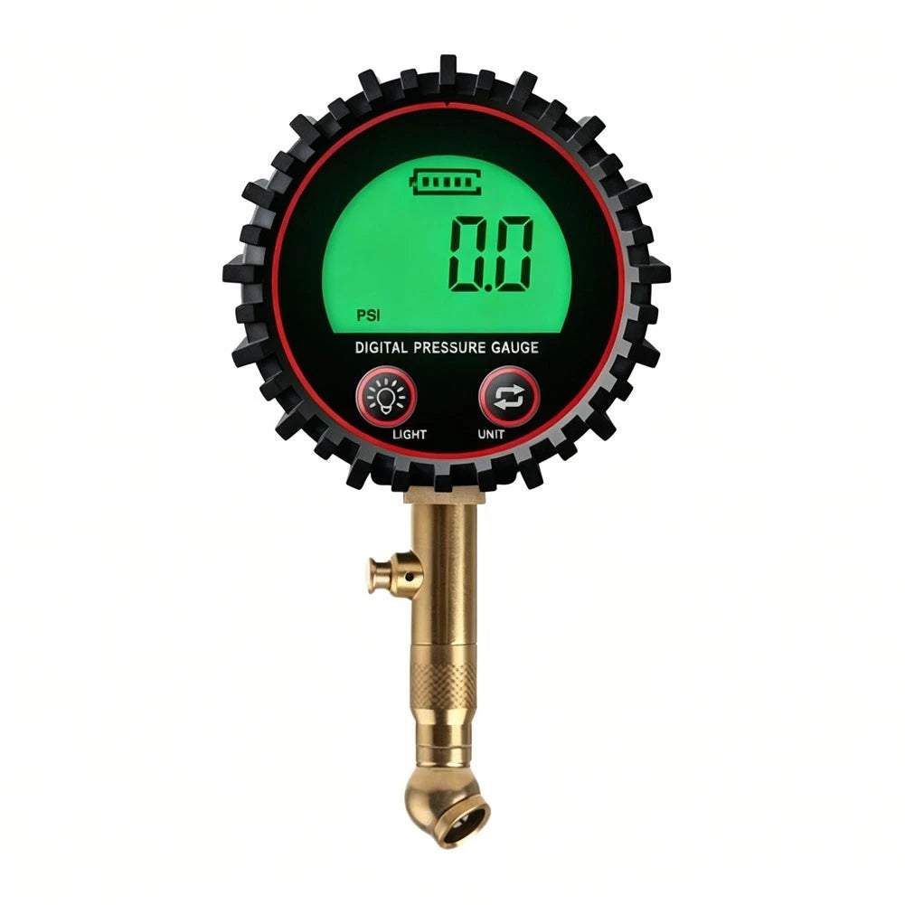 Digital Pressure Tester with 1/4 NPT Bottom Mount for Automotive Use