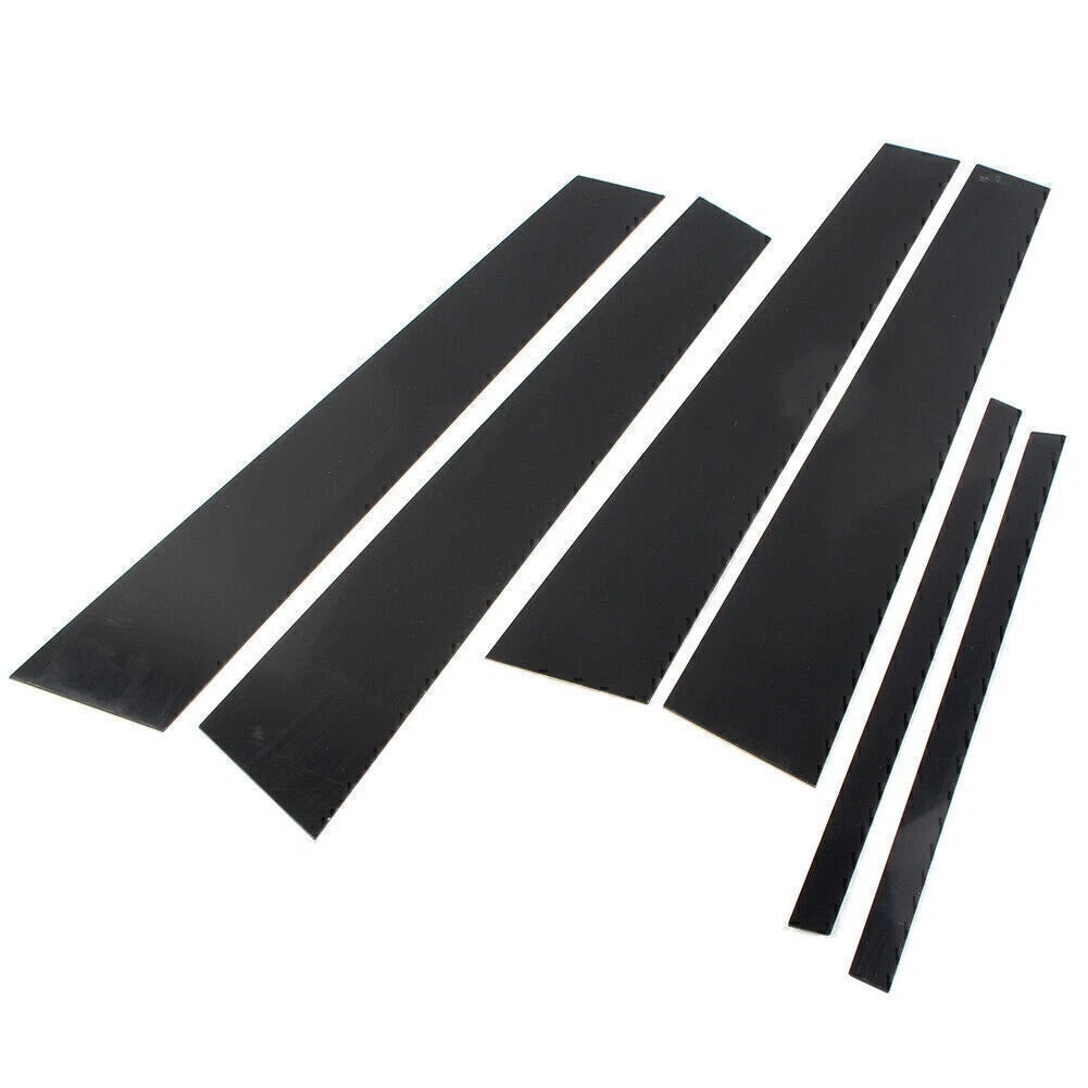 Door Trim Cover Kit for Honda Accord (2008–2012) - Black Pillar Posts