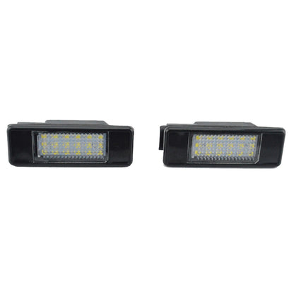 1 Pair License Plate LED Light for Peugeot 106/207/307/308, Citroen C3/C4