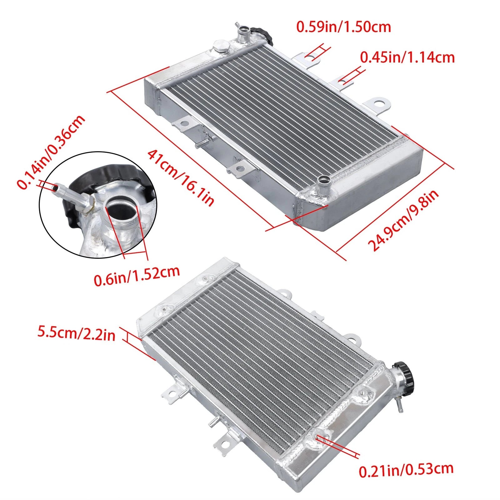 Radiator for Polaris Predator 500 (2003–2007)
