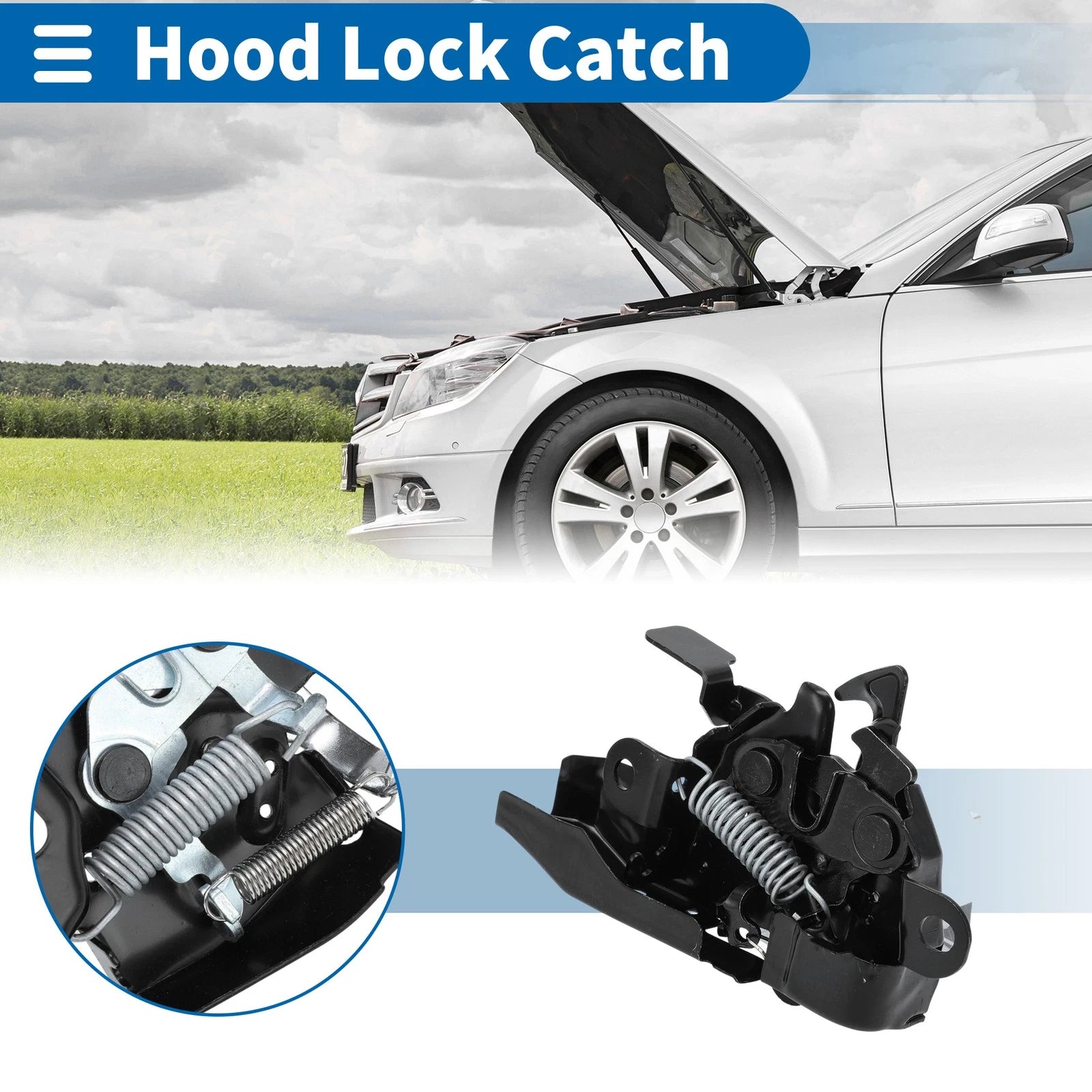 Hood Latch Assembly Replacement for Toyota Highlander (2010–2013)