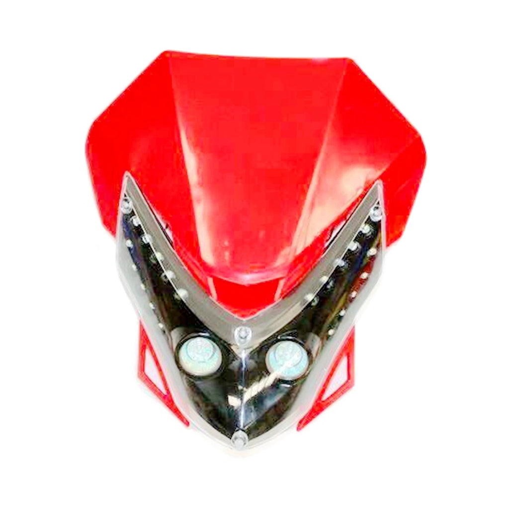 LED Headlight Lamp for RED Rec Reg PIT Trail Dirt Motorcycle