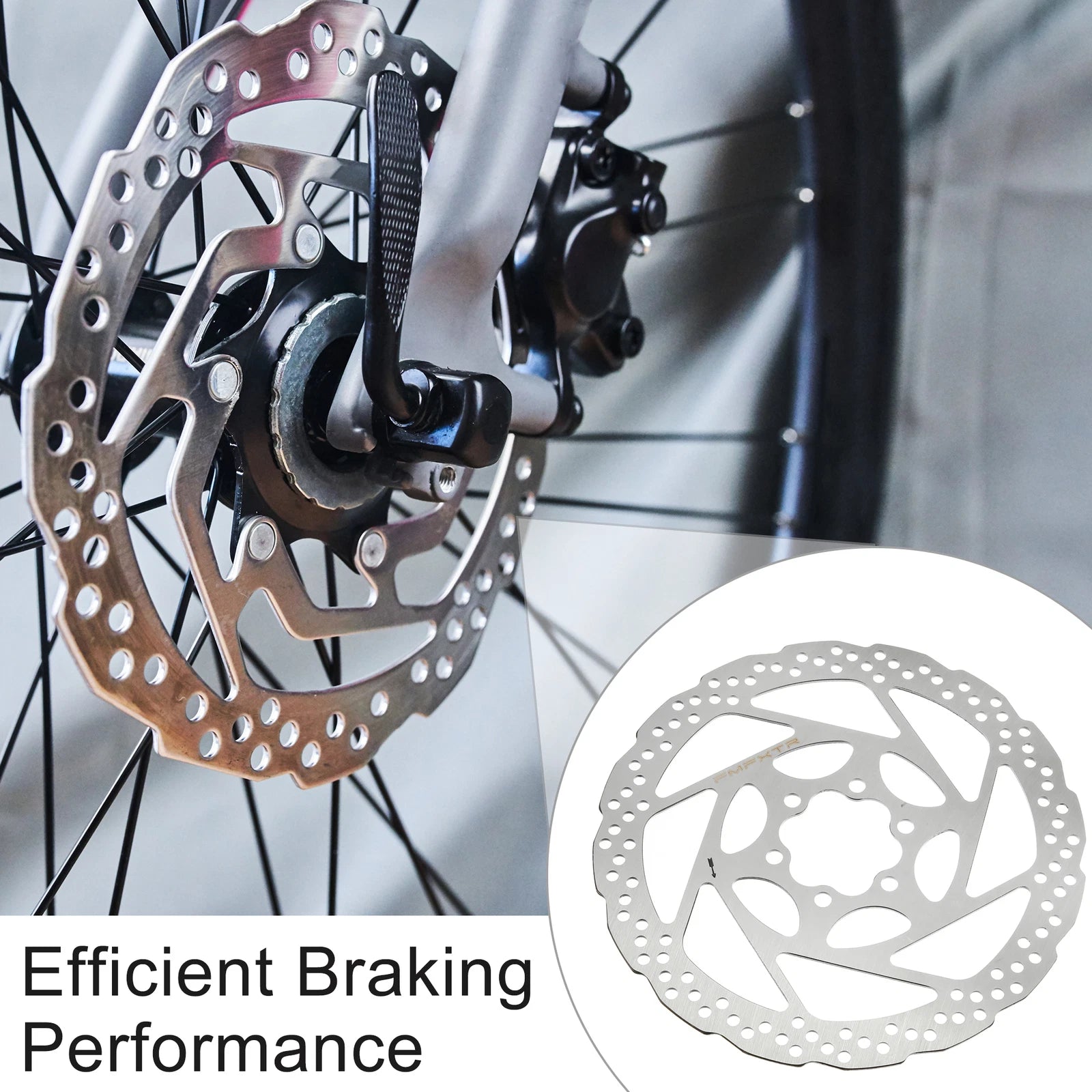 180 mm Steel Bicycle Floating Disc Brake Rotor for (2010–2023)