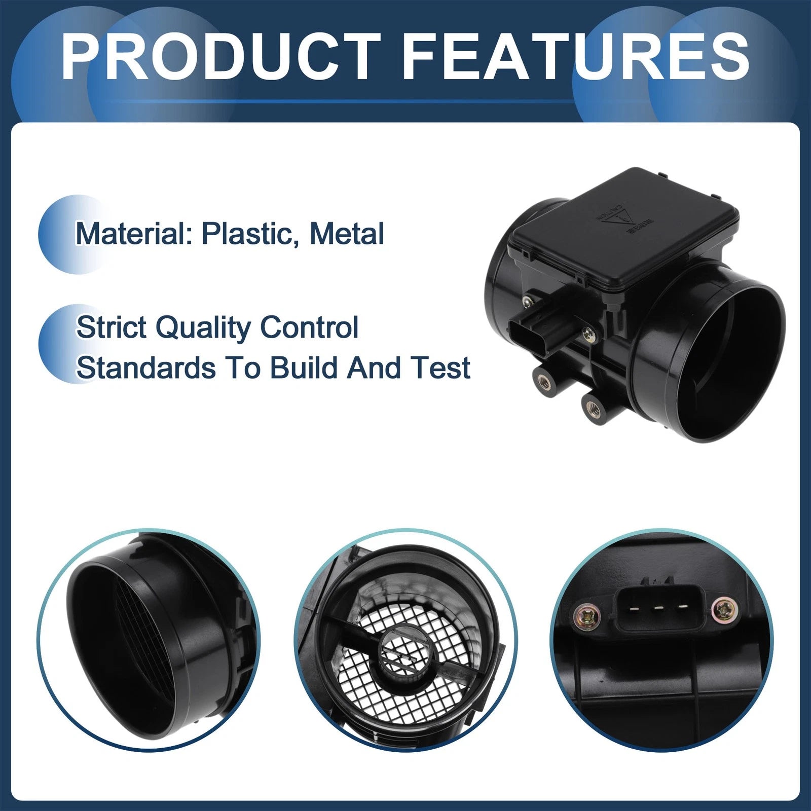 Mass Air Flow Sensor Assembly No.E5T53171 for Mazda MPV II (2000–2005)