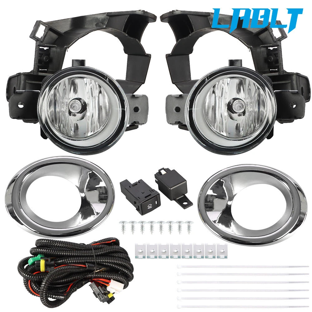 Fog Lights Lamps with Wiring Kits for Nissan Pathfinder (2013–2016)