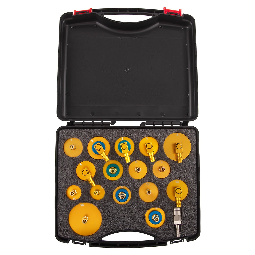 16-Pack Brake Bleeding Adapter Set for Master Cylinder