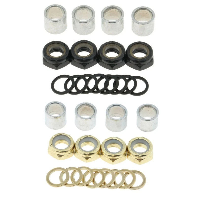 Nut Washer Spacer Rings for Skateboard Longboard Repair Kit