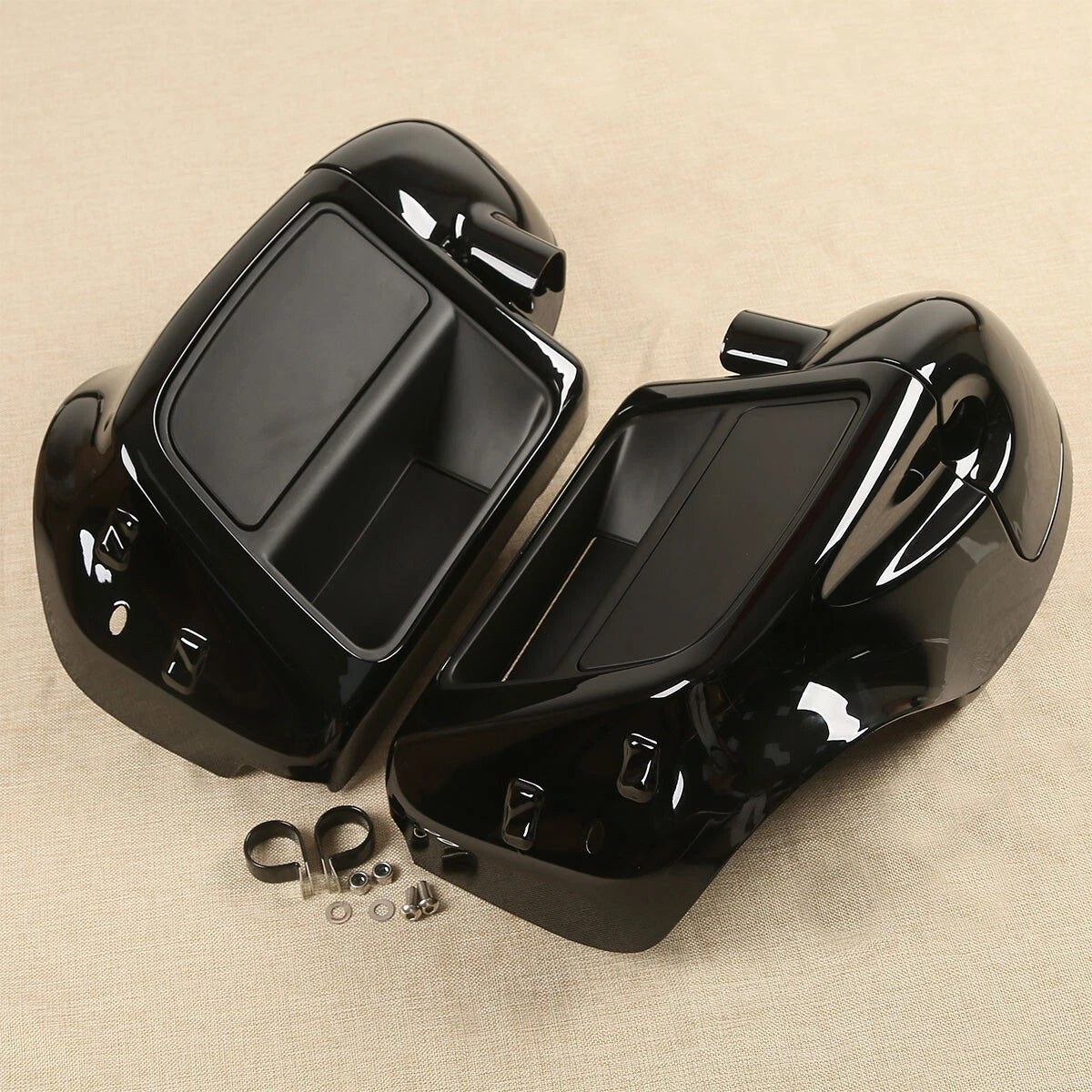 Lower Vented Fairing Glove Box for Harley Electra Road King Glide (2014–2024)