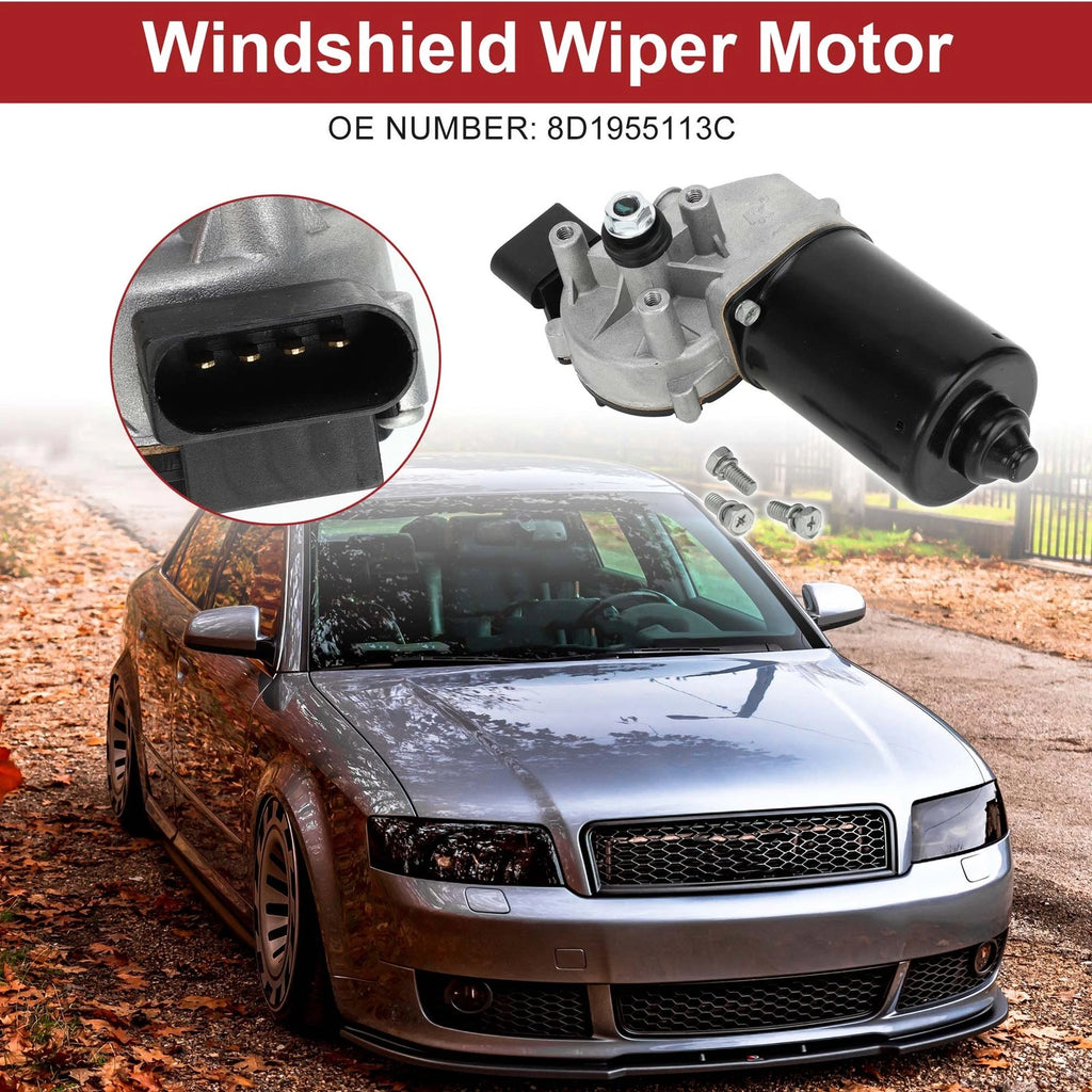 Front Windshield Wiper Motor Replacement for Audi A4 A6 (1999–2003)