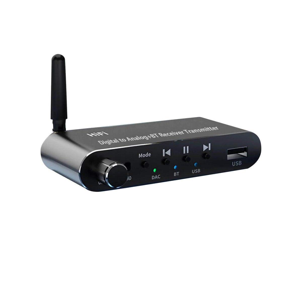 4in1 Bluetooth 5.1 Digital to Analog RCA Audio Adapter Receiver Transmitter