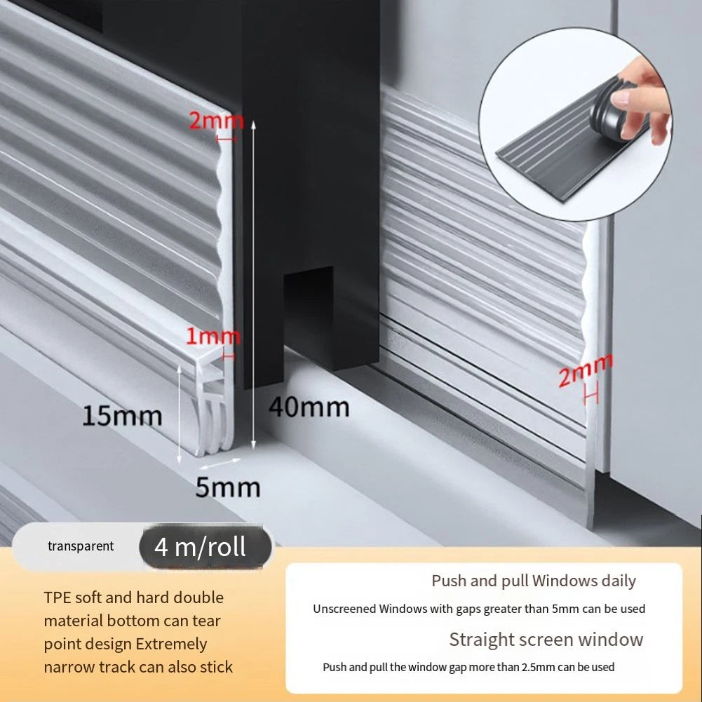 4m Soundproof Sealing Strip for Easy Installation