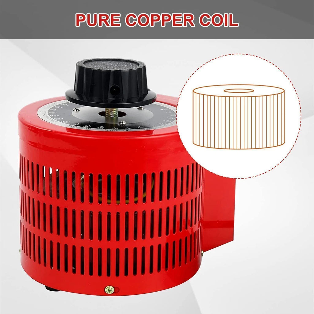 5Amp Variac Variable Transformer for AC Voltage Regulation (500VA, 0-130V)