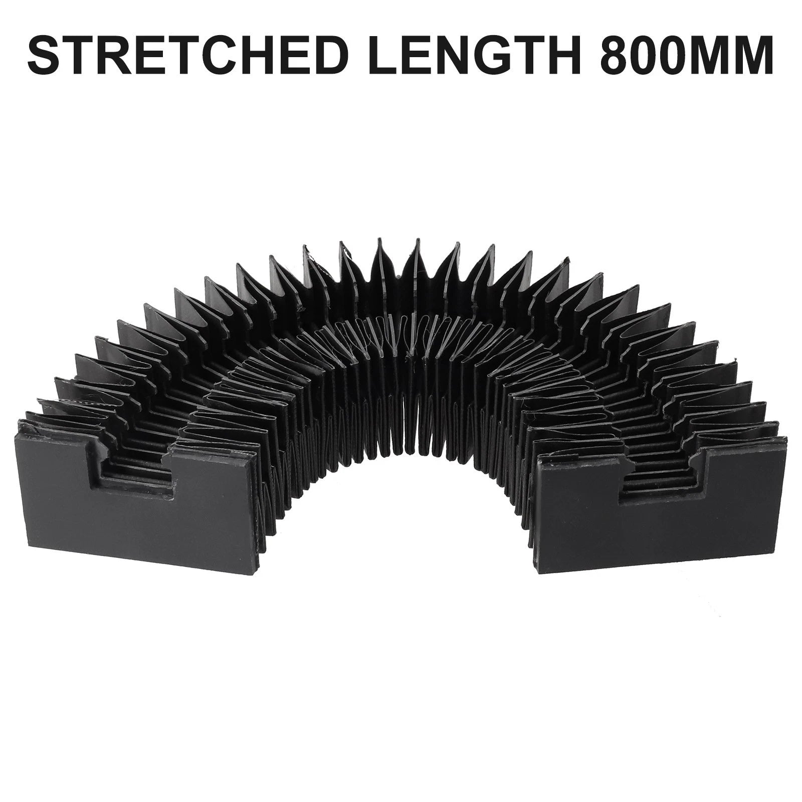 Dust Cover Bellows for CNC Guide Rail (Linear Black)