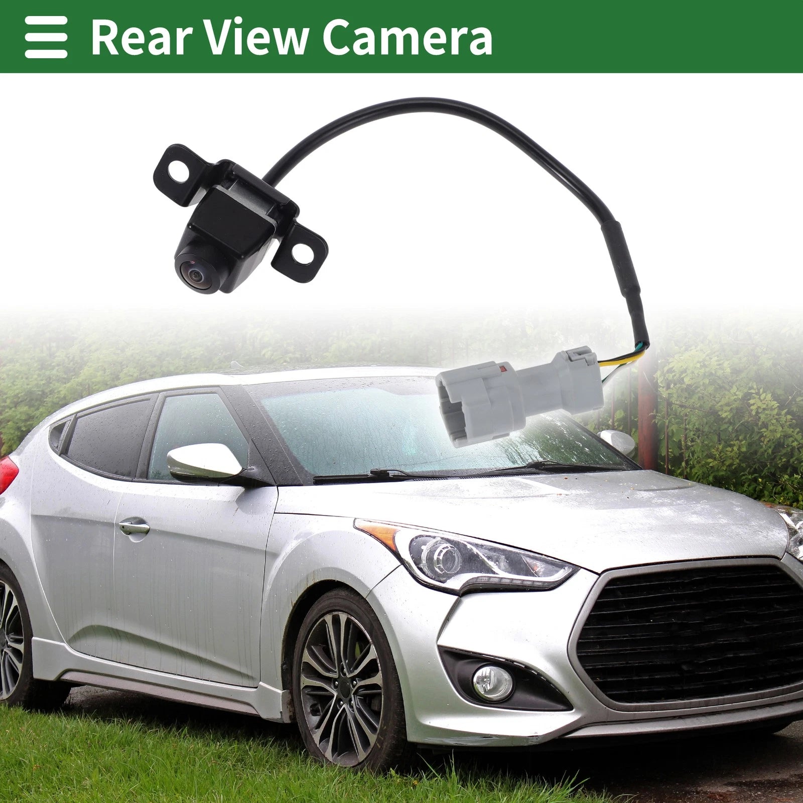 Rear View Camera for Hyundai Veloster (2012–2017) 120-180 Degree