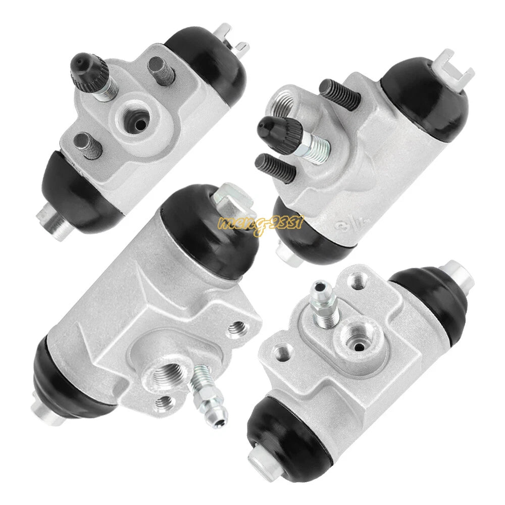 4x Wheel Cylinder & Shoes Kit for Kawasaki Mule 2510 (1998–2001)