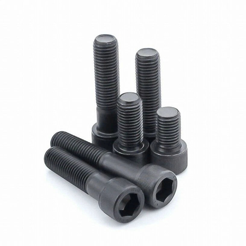10PCS Allen Hex Socket Cap Head Screws M3/M4/M5/M6/M8 12.9 Grade Steel