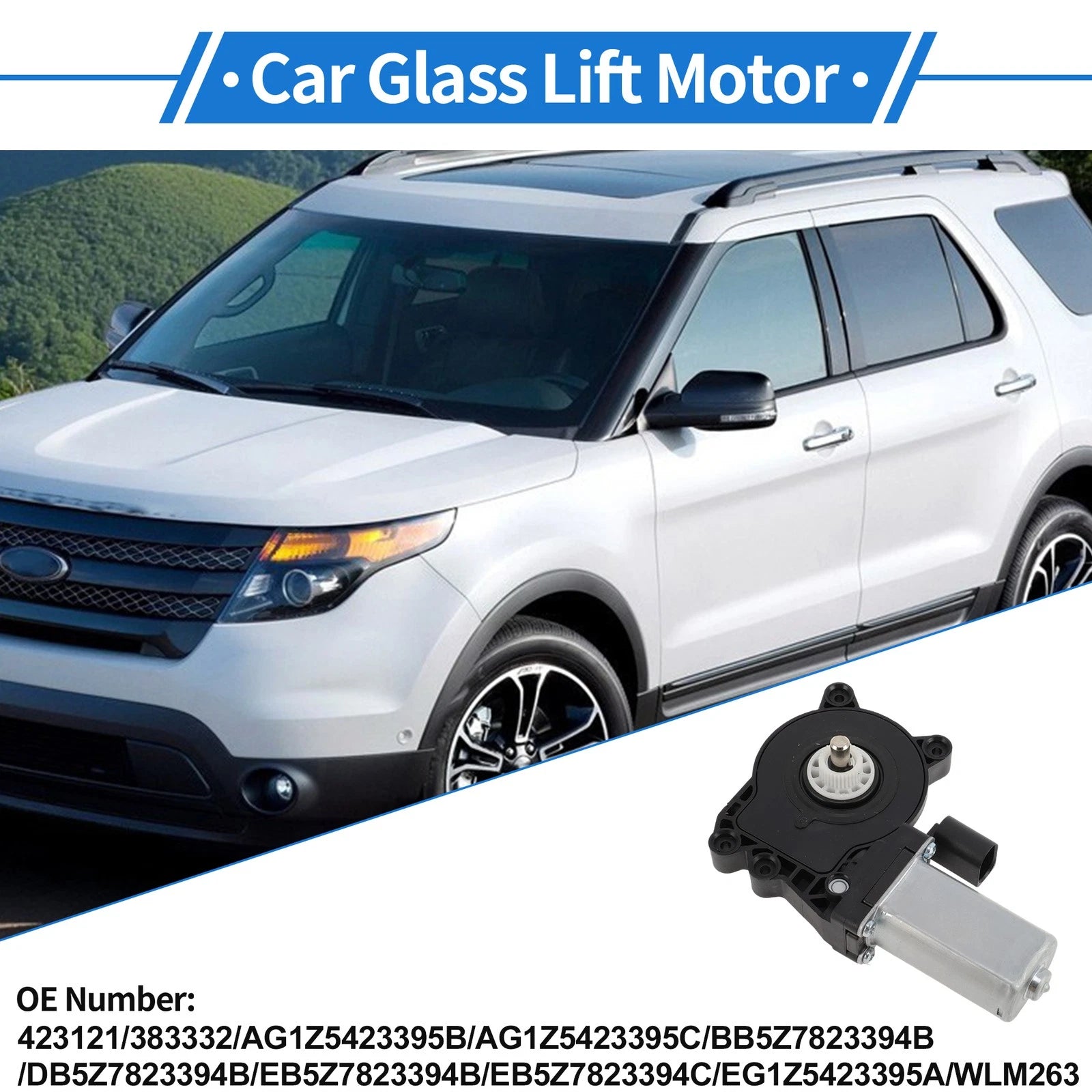 Power Window Regulator Lift Motor for Ford Explorer (2011–2013)