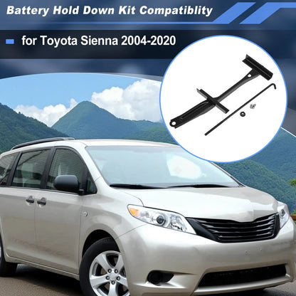 Battery Hold Down J Bolt with 304 Stainless Steel for Toyota Sienna (2004–2020)