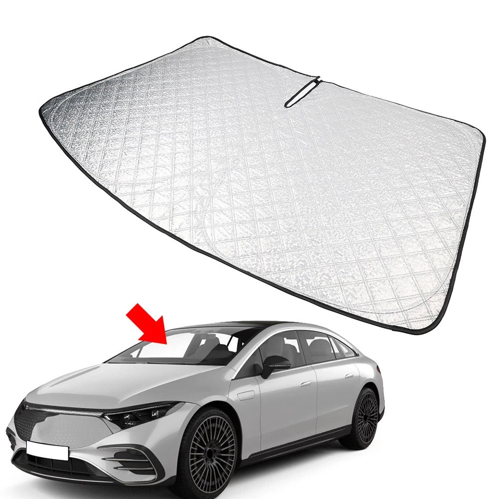 Foldable Windshield Sun Shade for Mercedes-Benz EQS (2022–2025)