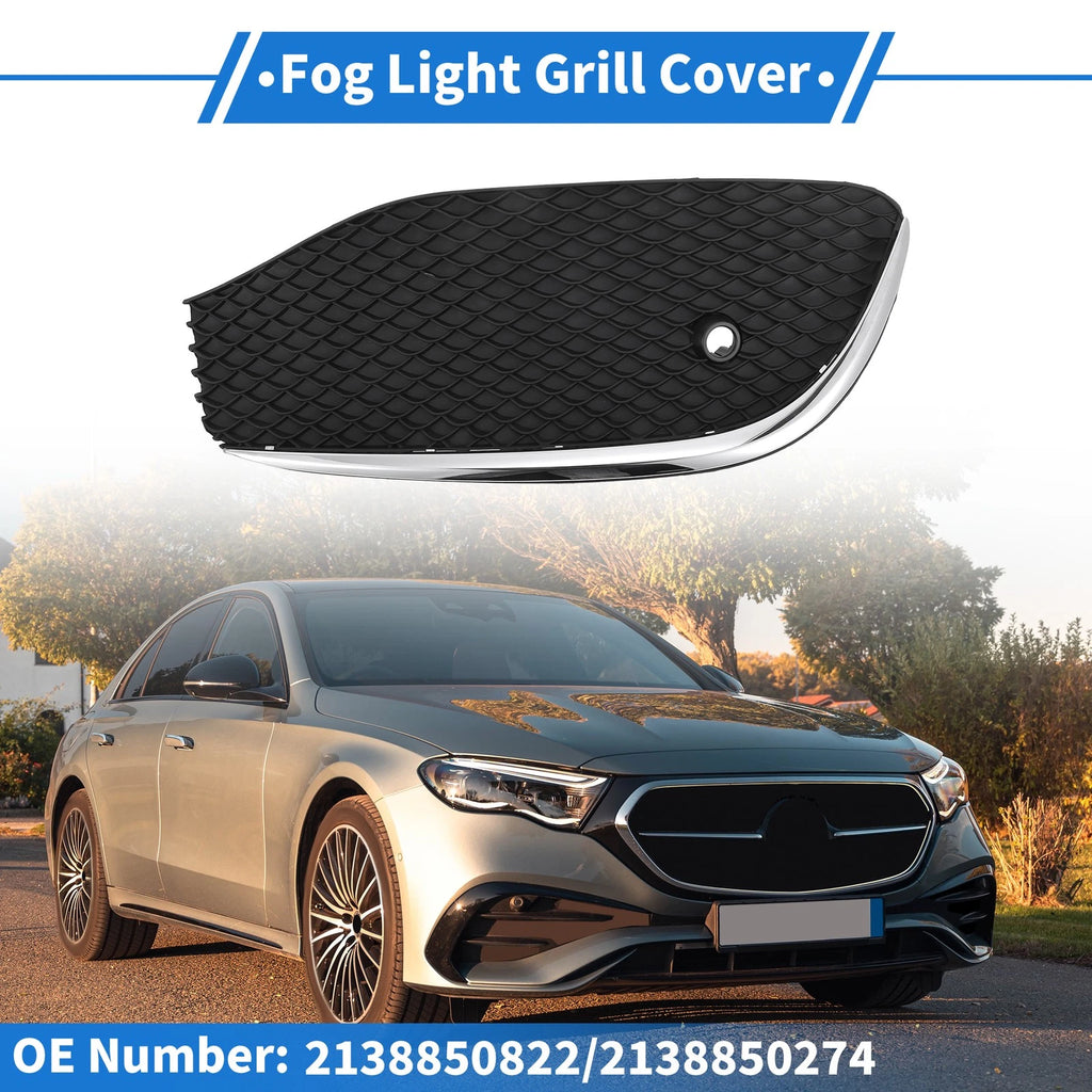 Front Right Fog Light Grill Replacement for Mercedes E Class (2017–2023)