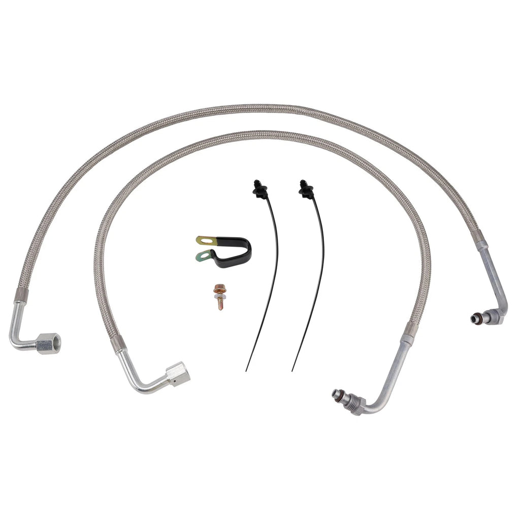 2X Oil Cooler Hose Lines 2204030 5412355 for Polaris Trail Boss 330 (2003–2008)