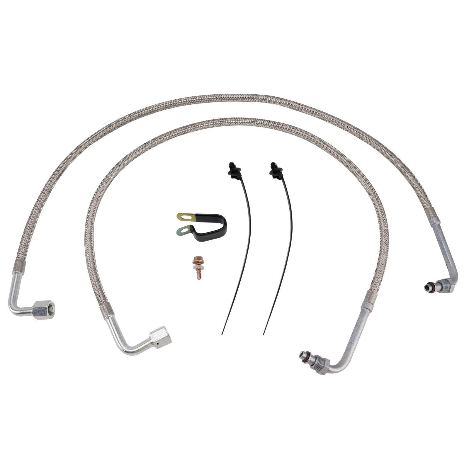 2X Oil Cooler Hose Lines 2204030 5412355 for Polaris Trail Boss 330 (2003–2008)