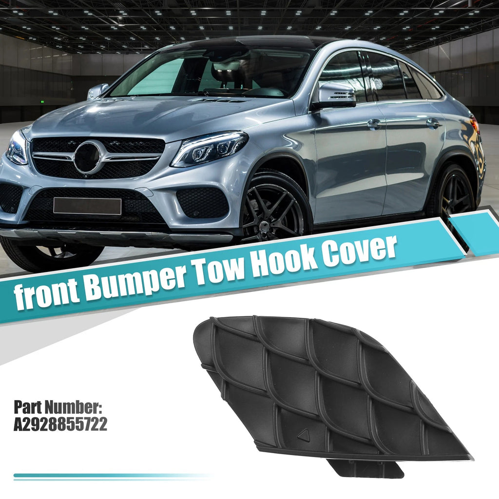 Front Bumper Tow Hook Cap Replacement for Mercedes-Benz GLE 400 (2016–2019)