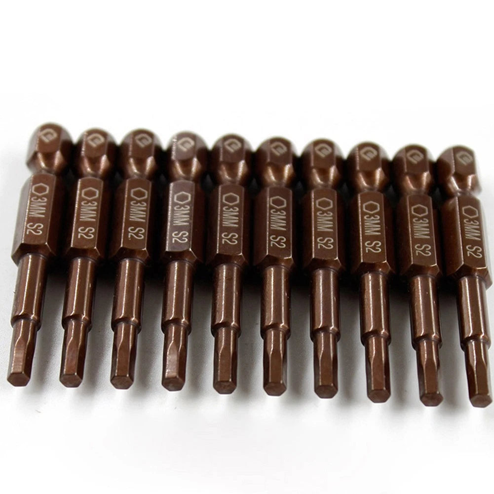 Screwdriver Bit 1/4 Inch Hex 50mm for Electric Screwdriver