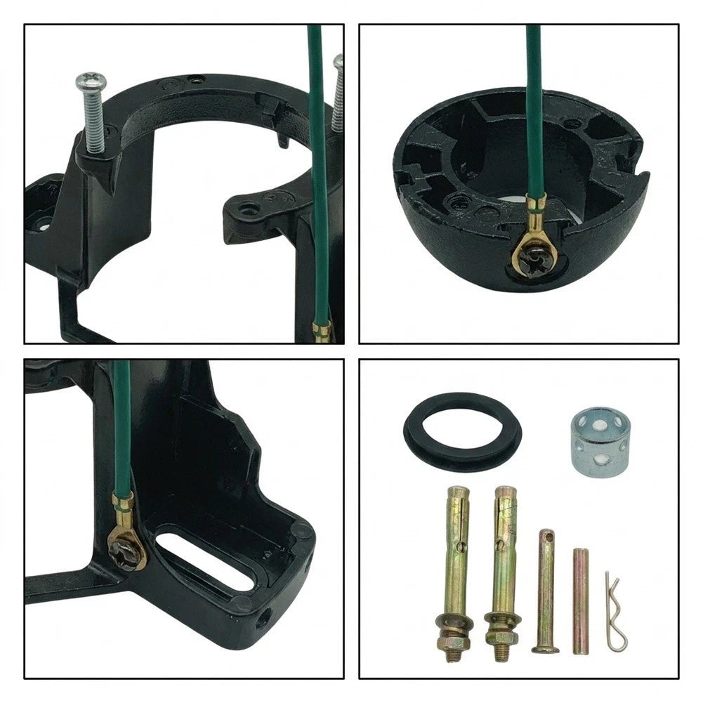 Ceiling Fan Mounting Bracket Kit for Universal Fit (128.5 x 62.6 x 50 mm)