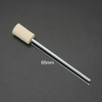 12 Wool Grinding Wheels for Rotary Tools (65mm Handle Polishing Set)