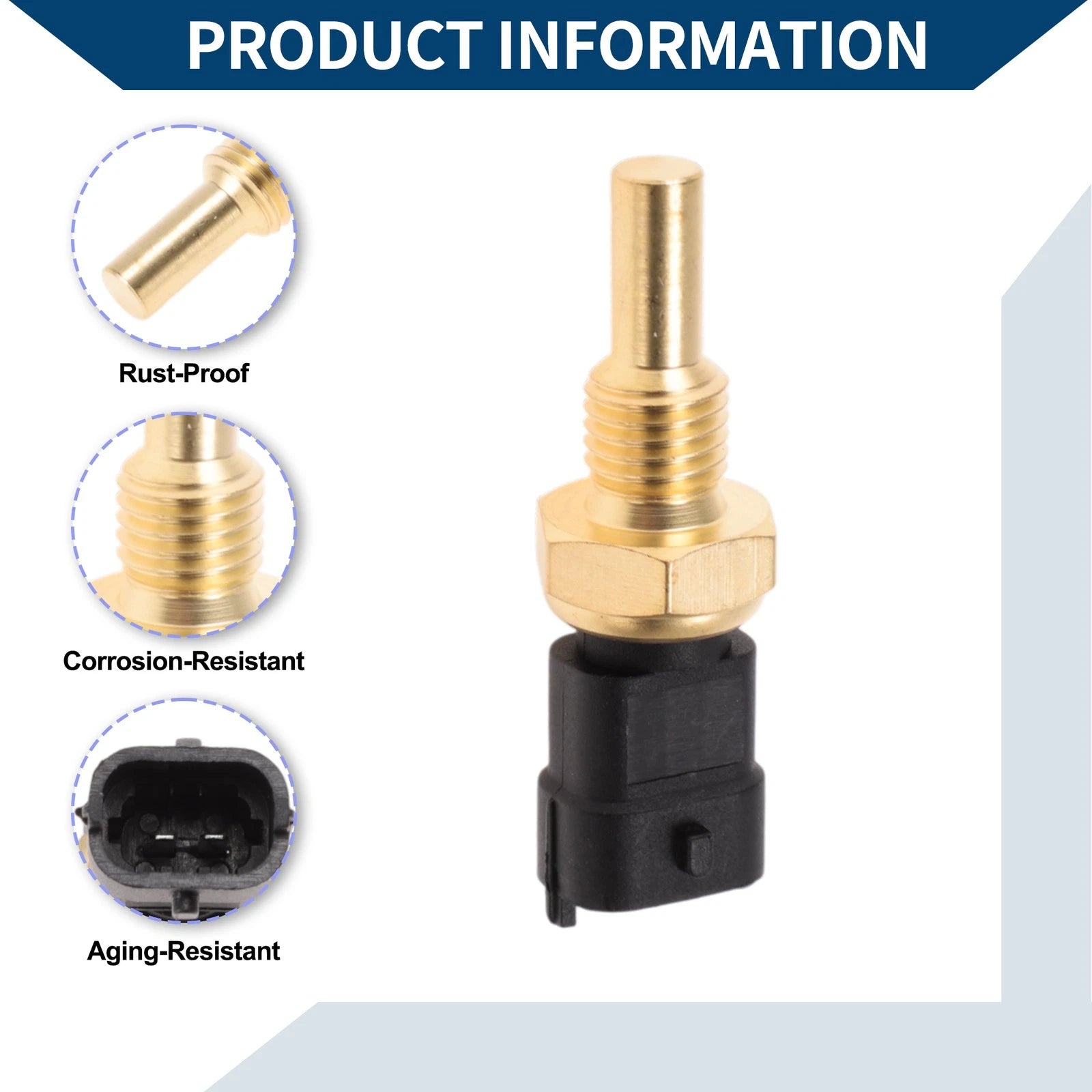 Engine Coolant Temperature Sensor No. 21531072 for Volvo EC480 (1992–2007)