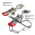 Adjustable Stainless Steel Locking Clip for Box and Tool Security