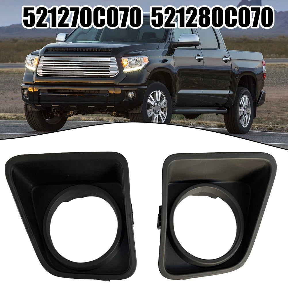 Front Fog Light Cover Frames for Toyota Tundra (2014–2021)