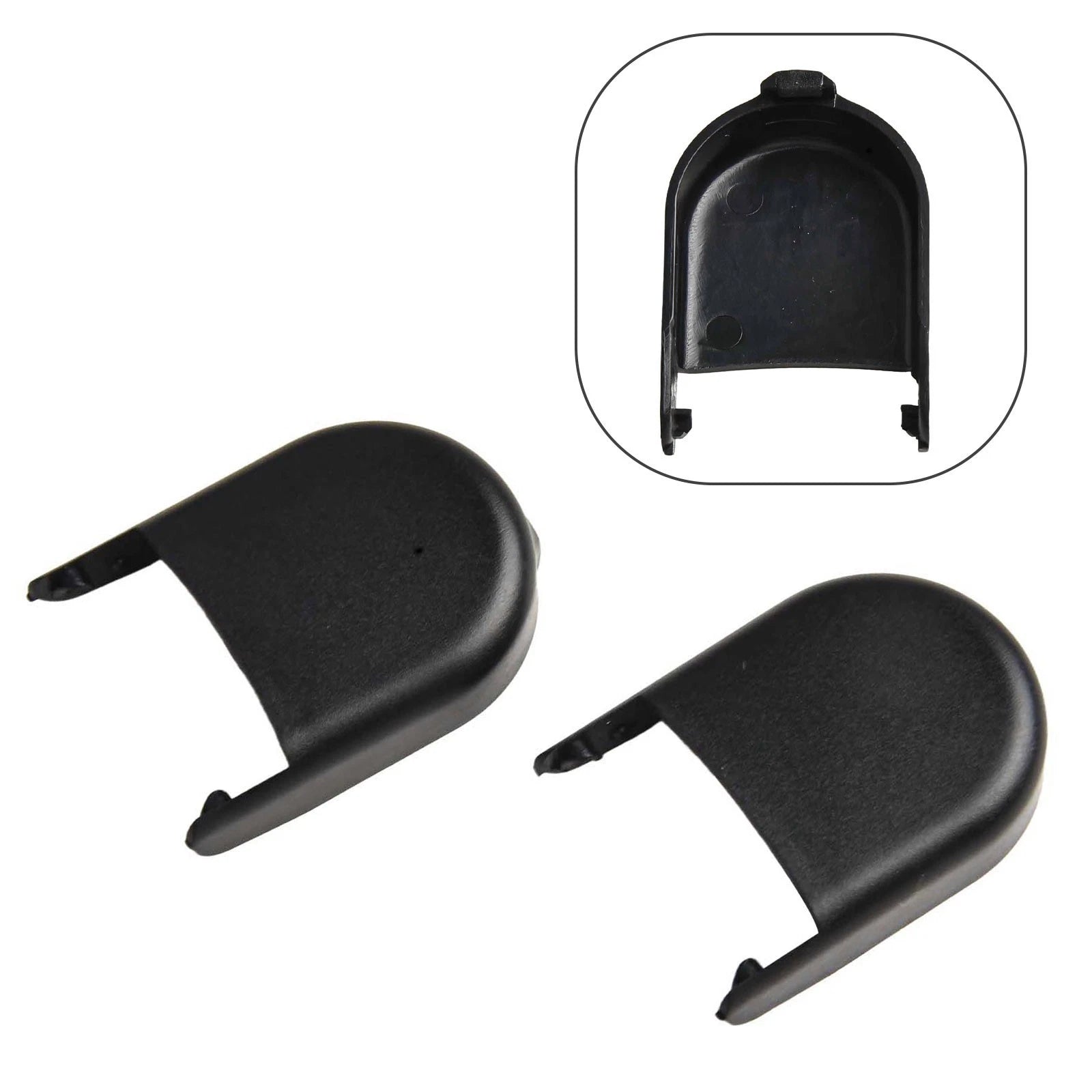 Cap Set for Opel Mokka (2012–2023) Windshield Wipers - Black
