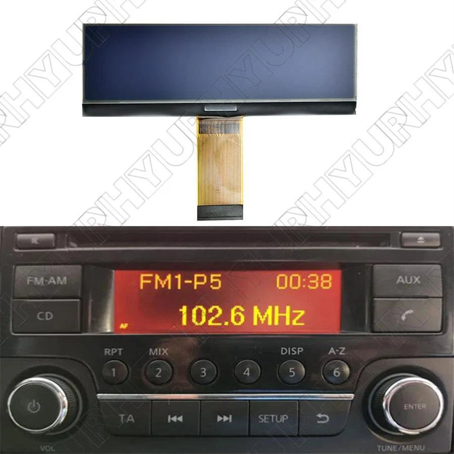 LCD Display Screen for Nissan Qashqai X-Trail T31 Frontier Note Juke (2007–2014)