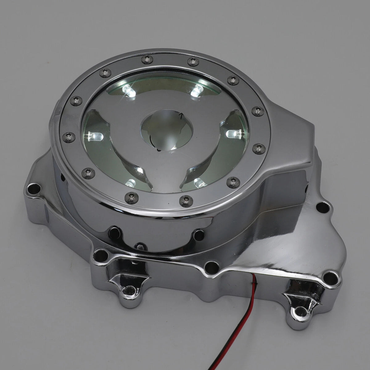 White LED Stator Engine Cover for Yamaha YZF-R6S (2006–2009) / YZF-R6 (2003–2006)