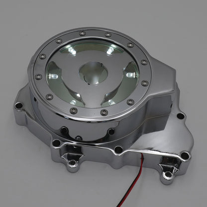 White LED Stator Engine Cover for Yamaha YZF-R6S (2006–2009) / YZF-R6 (2003–2006)