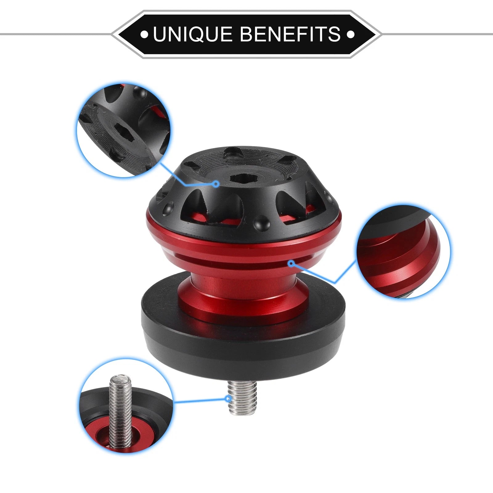 CNC Swingarm Spool Sliders Pair for Motorcycle 6mm Universal (2000–2025)