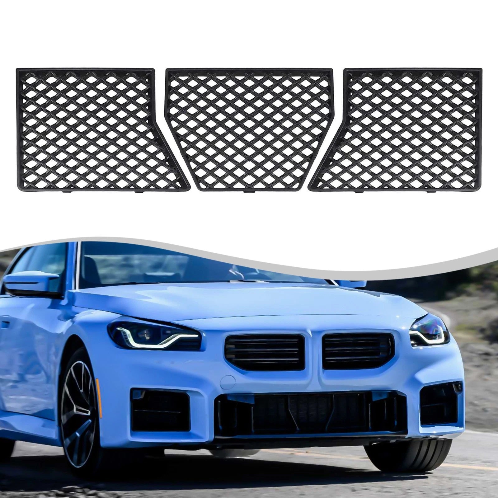 3 Pack Grille Mesh for BMW G87 M2 (2023–2025)