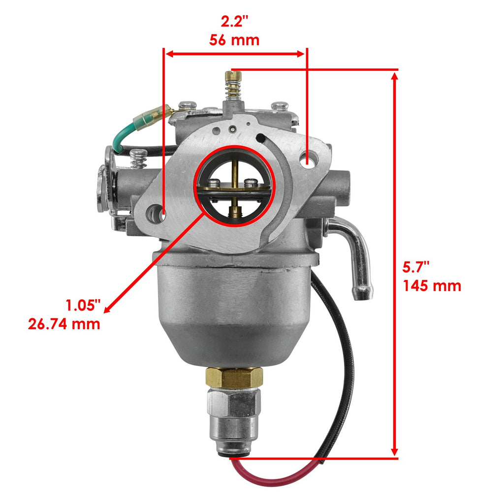 Carburetor Replacement for Kohler Command CV22 Garden Tractor (22HP 2005–2015)