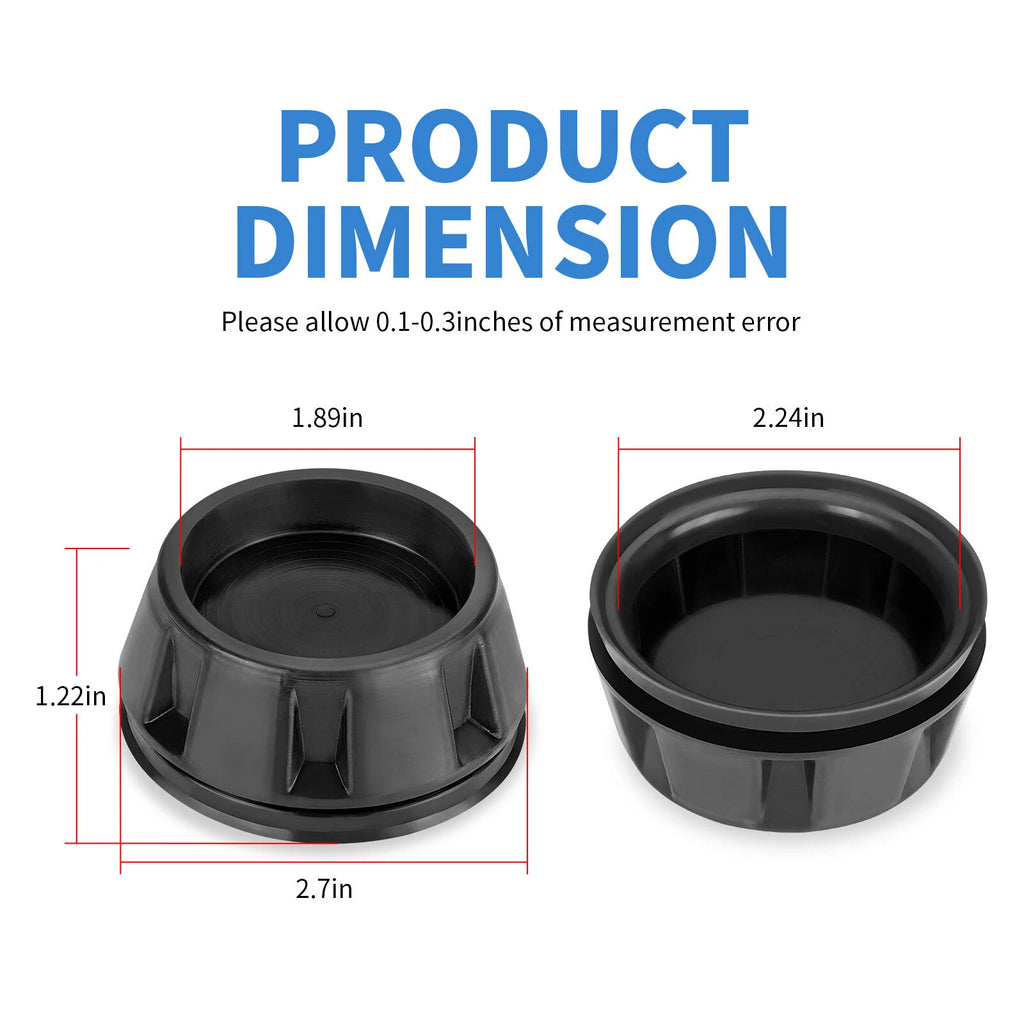 Wheel Center Caps Set of 4 for Honda Talon 1000, Pioneer 700/1000, Rubicon 500/520