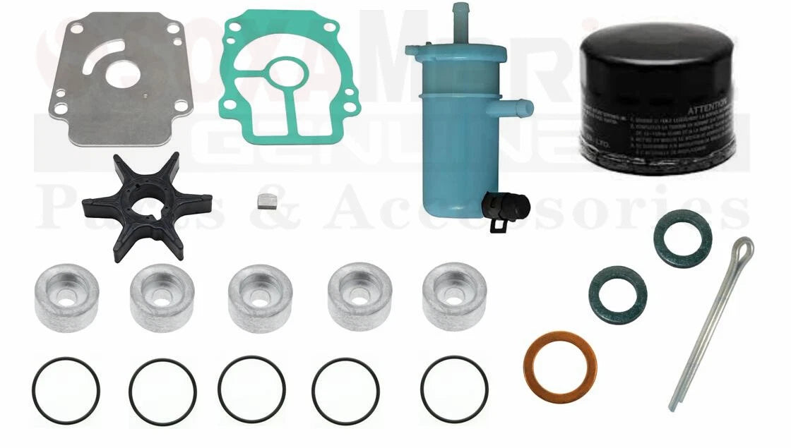Maintenance Kit for Suzuki DF 25 30 HP Outboard (100 Hours) 17400-94823 17400-94824