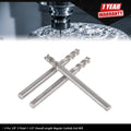 3 Pcs 3/8" LOC Carbide End Mill Set (1-1/2" Overall Length)