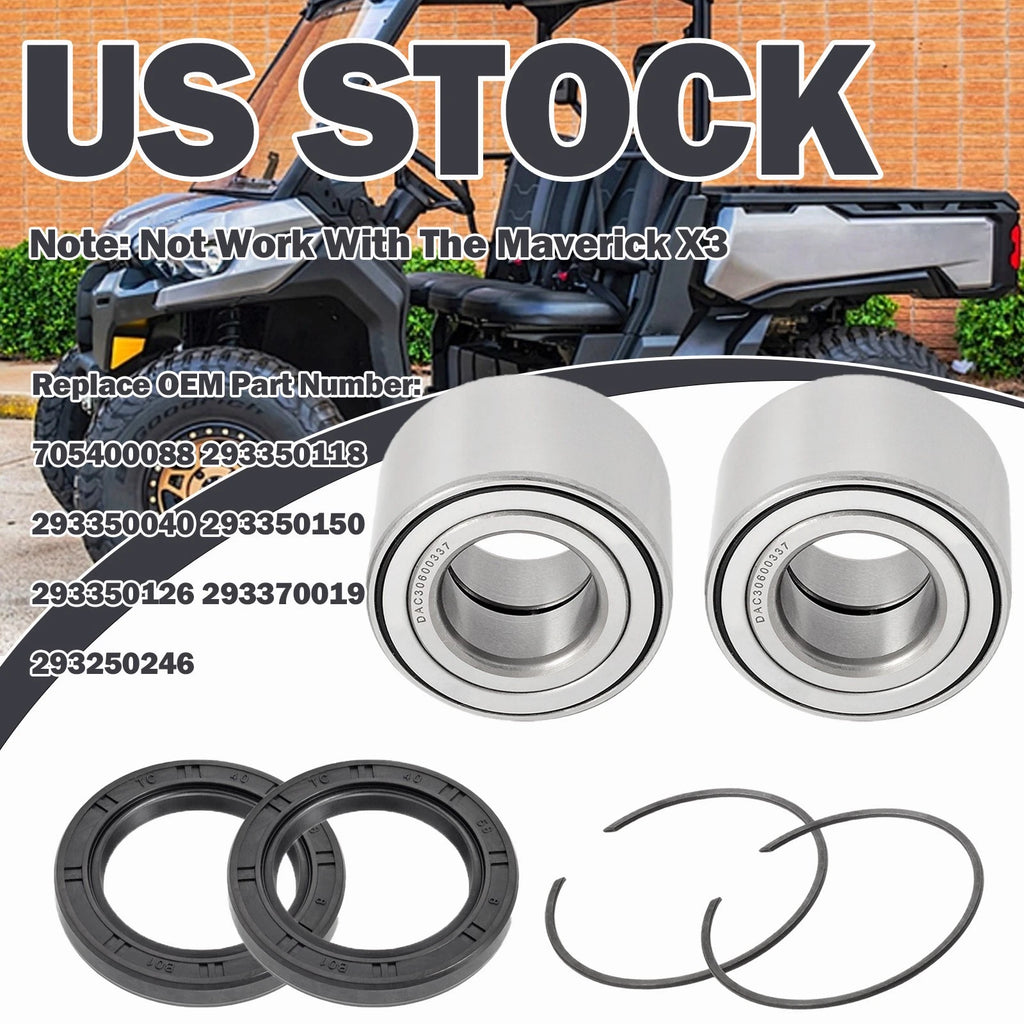 Front Wheel Bearing Seal Kit for Can-Am 1000 Max 800 800R (2013–2023)