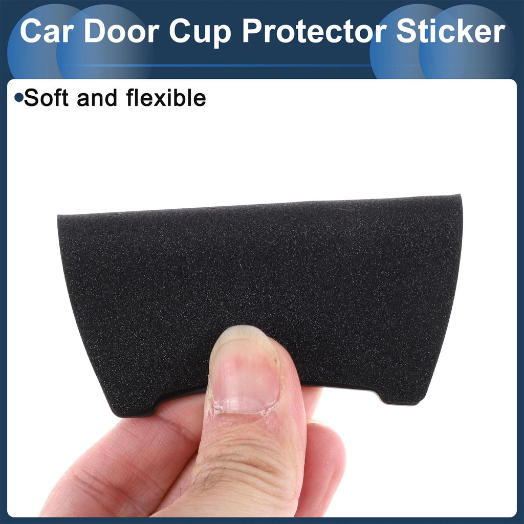 Car Door Handle Scratch Protector for (84x94mm, Matte Black)