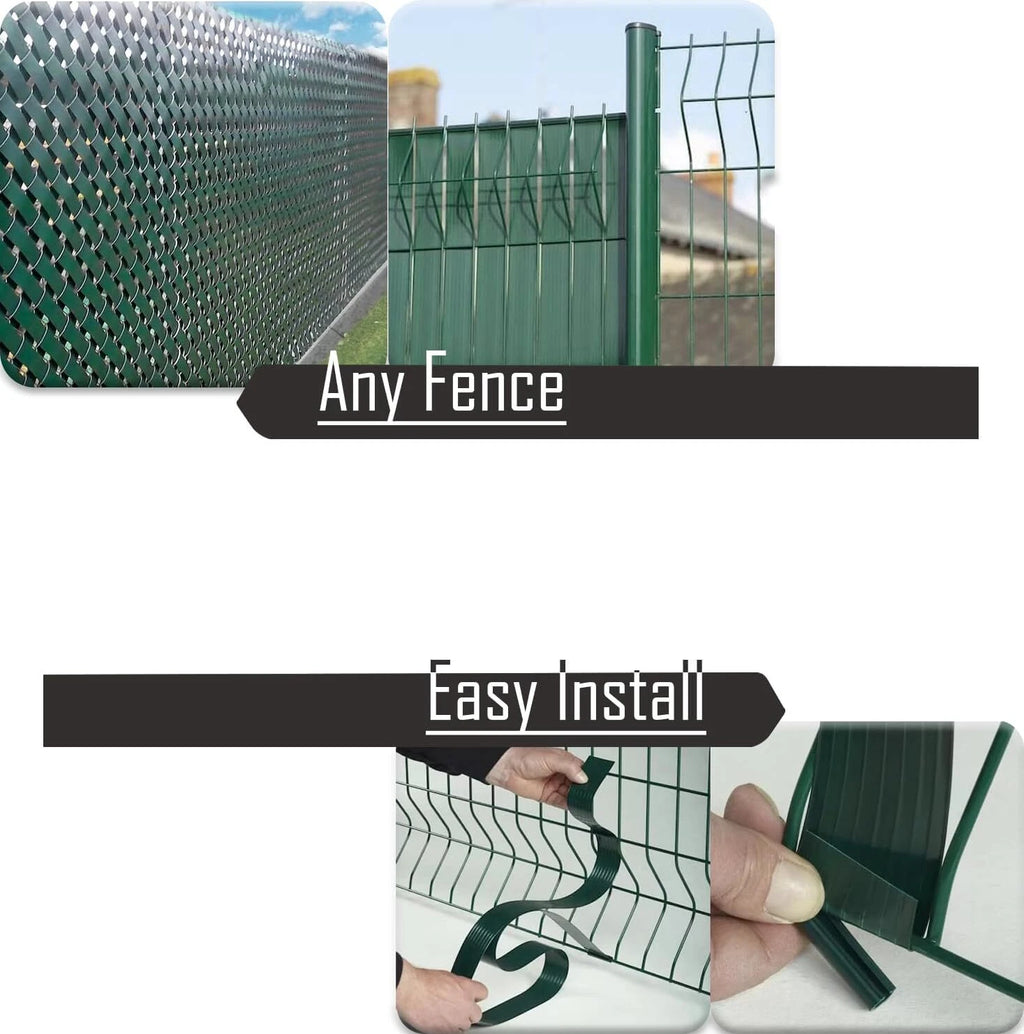 White View Blocking Privacy Tape for Chain Link Fence (75m/250 ft Roll)