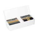 Battery Organizer for AA AAA with Protective Padding and Handle